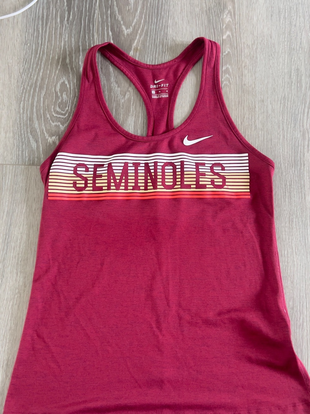 Nike Women's Garnet Seminoles Racerback Tank